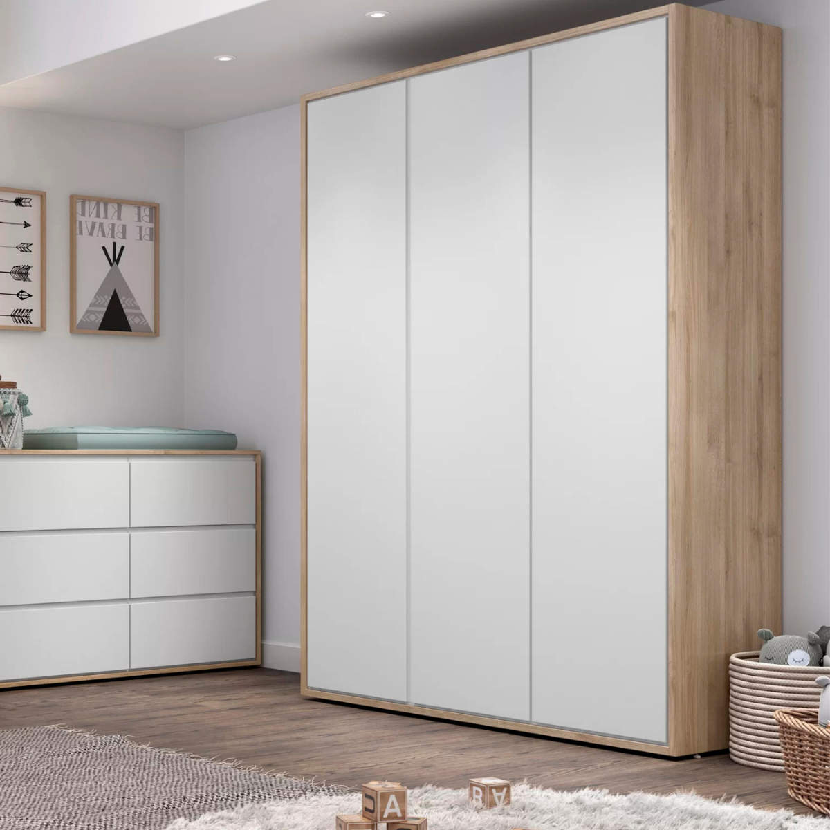 Roupeiro Wood 3 Portas
