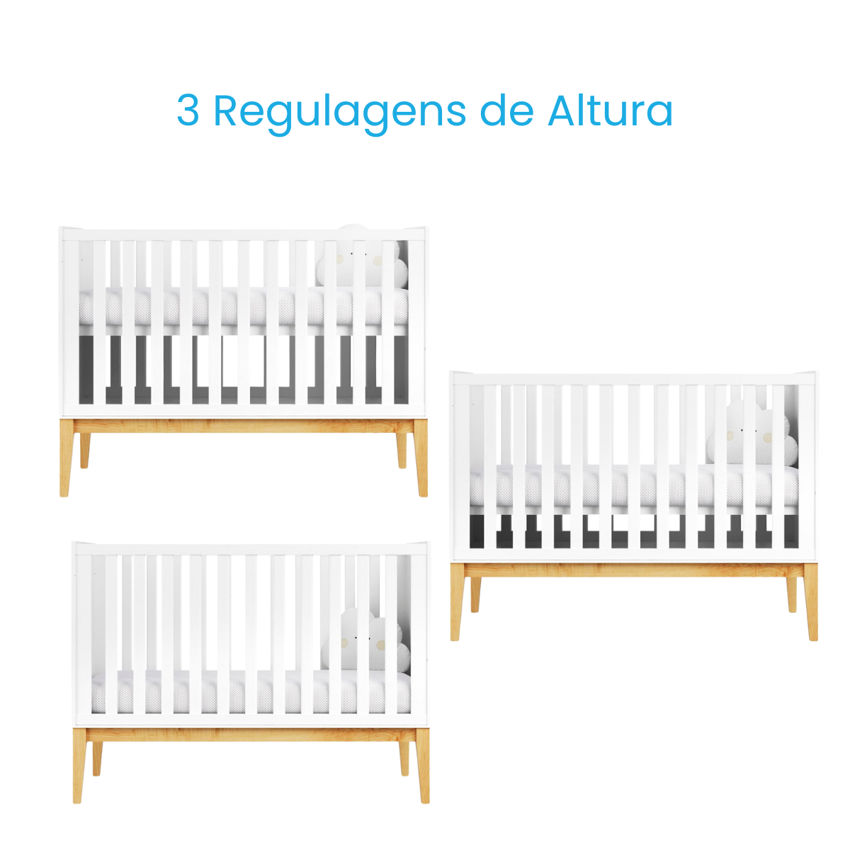 Berço Amor Perfeito 2 em 1