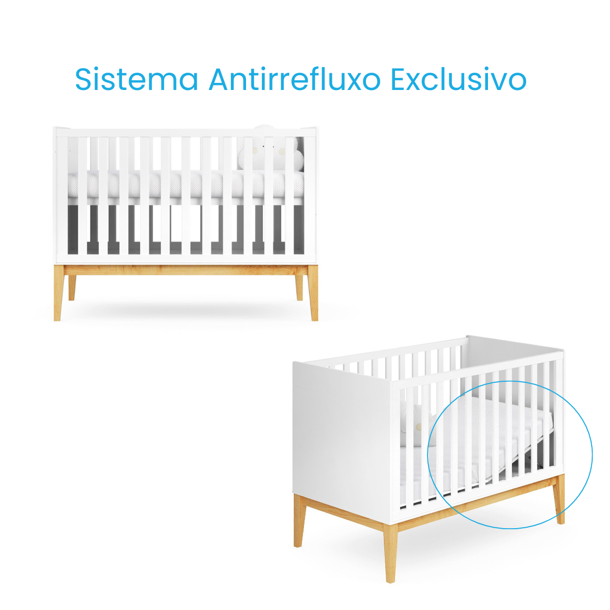 Berço Amor Perfeito 2 em 1