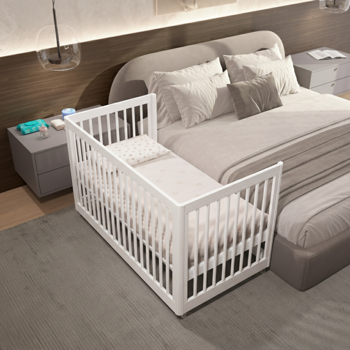 Berço Lion 3 em 1 (Mini Berço, Berço e Minicama)