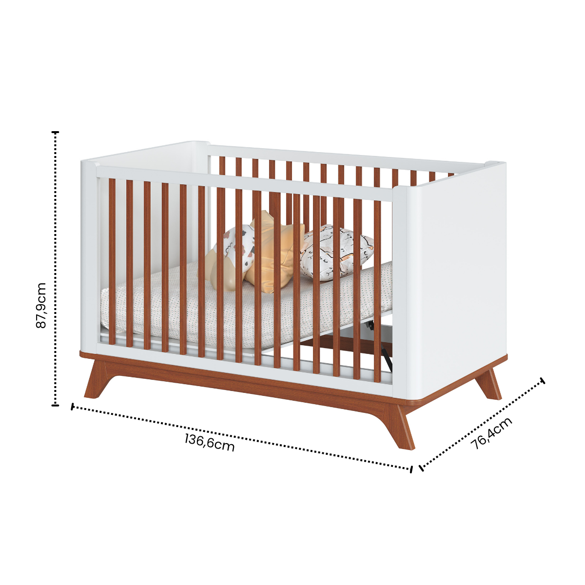 Berço Sambalelê 2 em 1