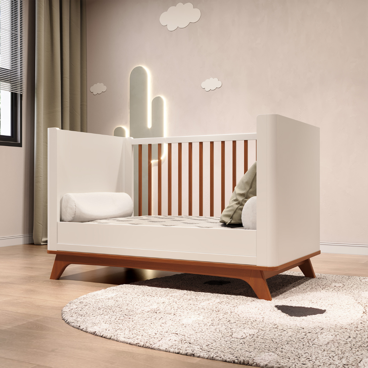 Berço Sambalelê 2 em 1