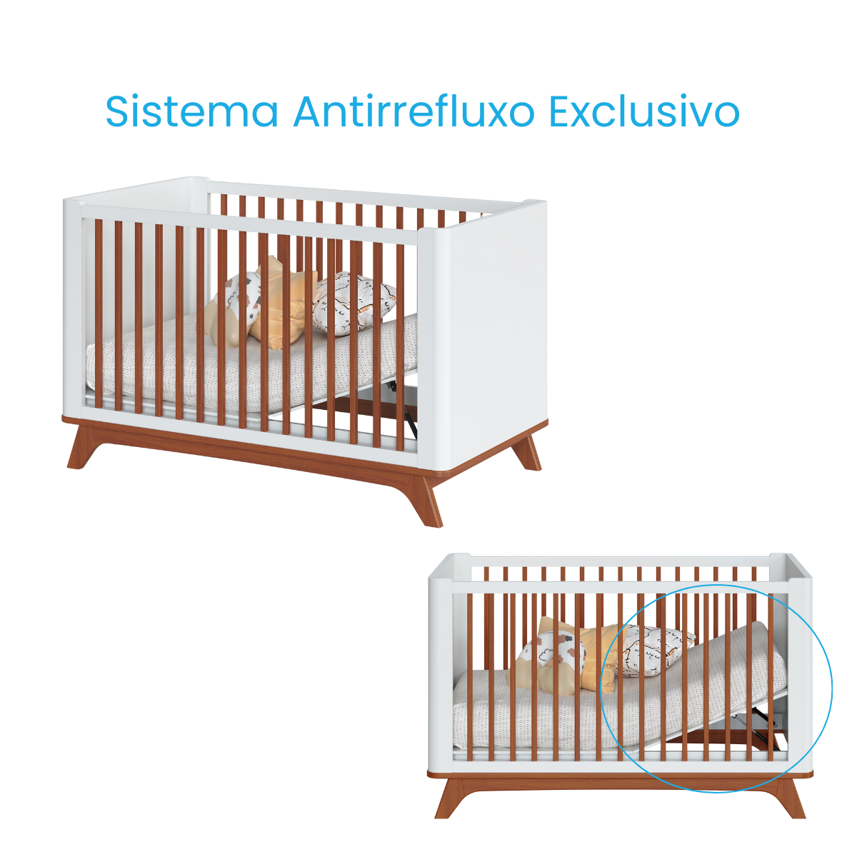 Berço Sambalelê 2 em 1