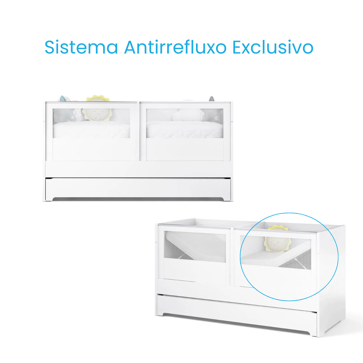 Berço de Gêmeos Sol e Mar