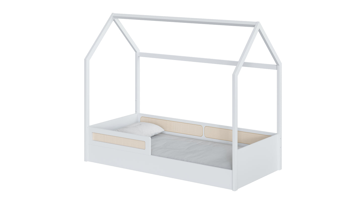 Cama Montessori Divertidamente + Estrutura Casinha