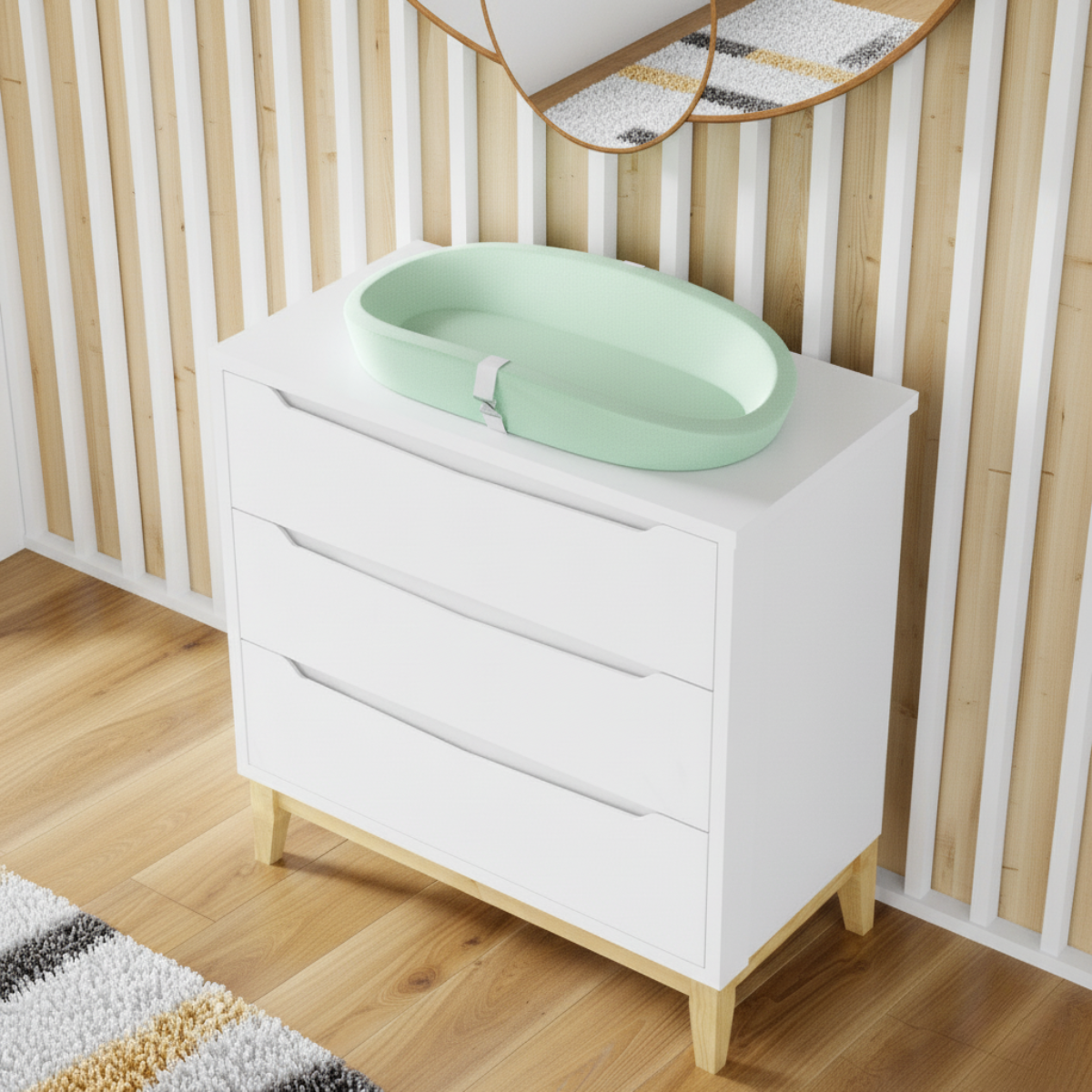 Cômoda Amor Perfeito (3 Gavetas)