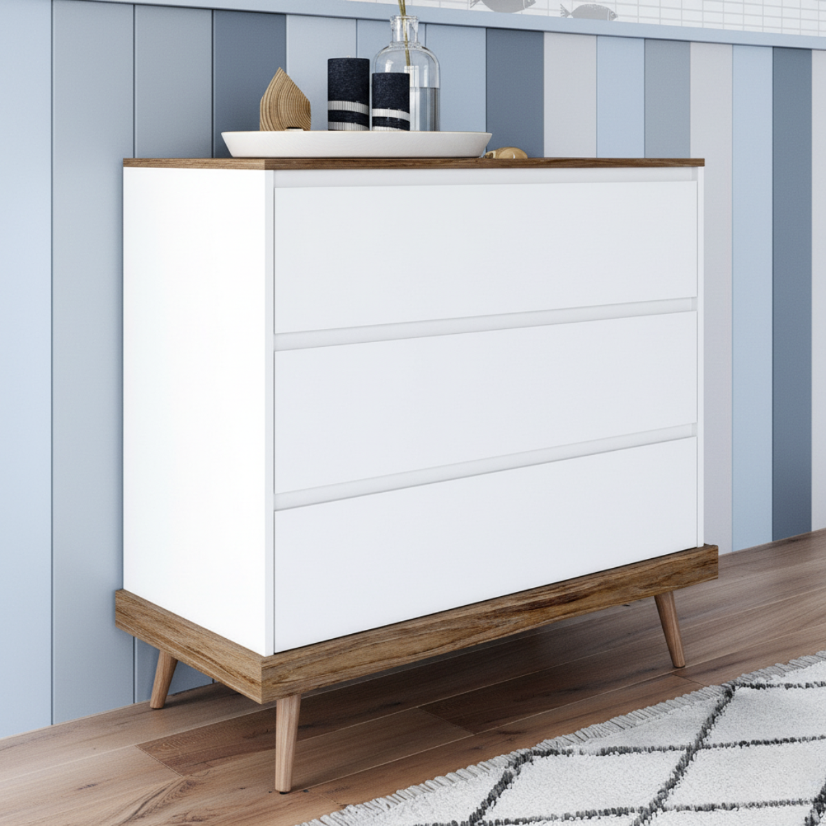 Cômoda Canção de Ninar (3 Gavetas)