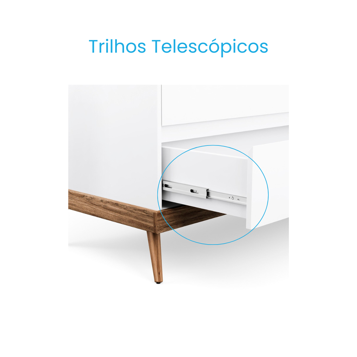 Cômoda Canção de Ninar (3 Gavetas)