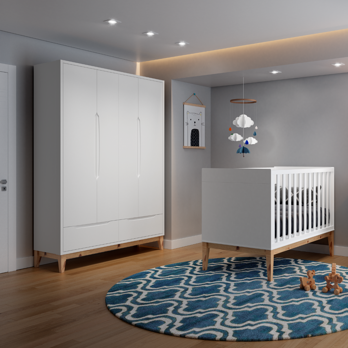 Roupeiro Amor Perfeito 3 Portas