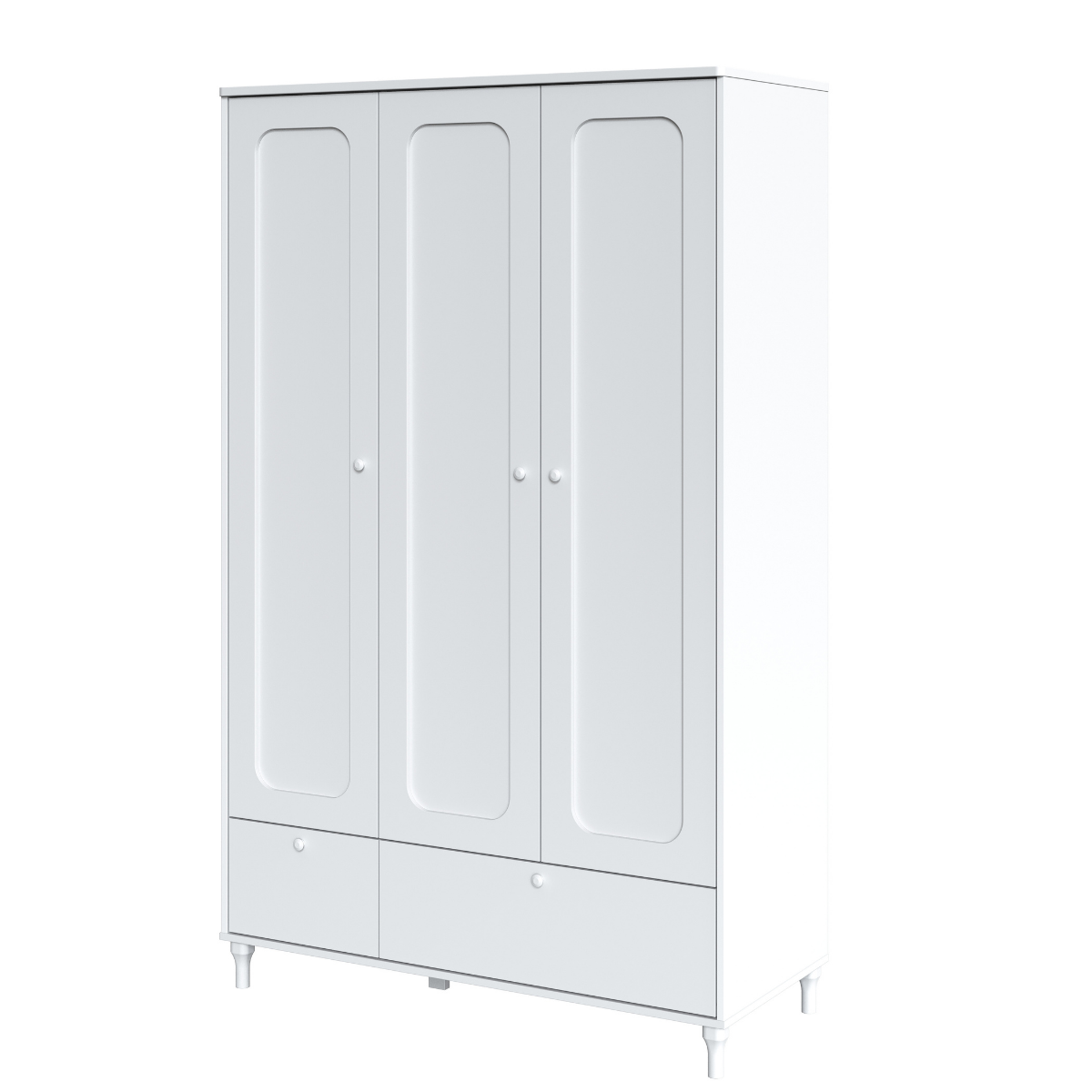 Roupeiro Fofura (3 Portas e 2 Gavetas)